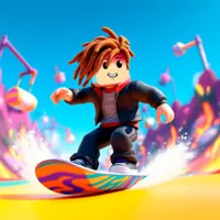 Obby Snowboard: Parkour Racing