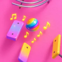 Marble Music Beat Bounce Game